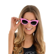 Womens/Ladies Hen Party Sunglasses - Pink/Black - One Size