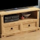 image 3 of Vida Designs Corona 2 Drawer Flat Screen TV Unit Stand, Solid Pine Wood