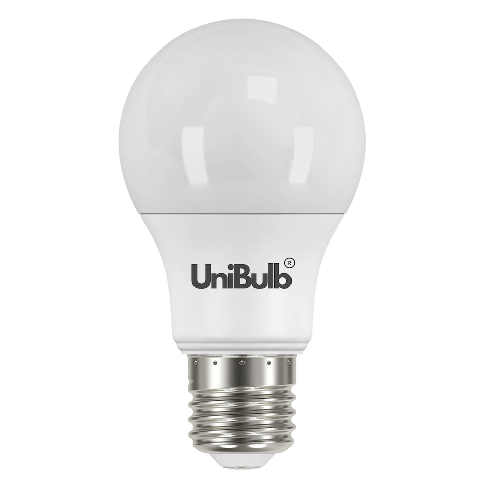 image 1 of UniBulb LED GLS E27 806lm 7.3W 2700K (Warm White) Light Bulb - Pack of 3 | White | Warm White | 3
