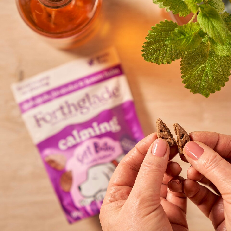 image 1 of Calming Dog Treats with Camomile & Lavender (8x90g)