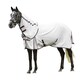 image 2 of Weatherbeeta Hybrid Seasons Combo Neck Horse Fly Rug - White/Maroon - 6´