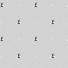 Sample of Bumble Bee wallpaper in grey Multi