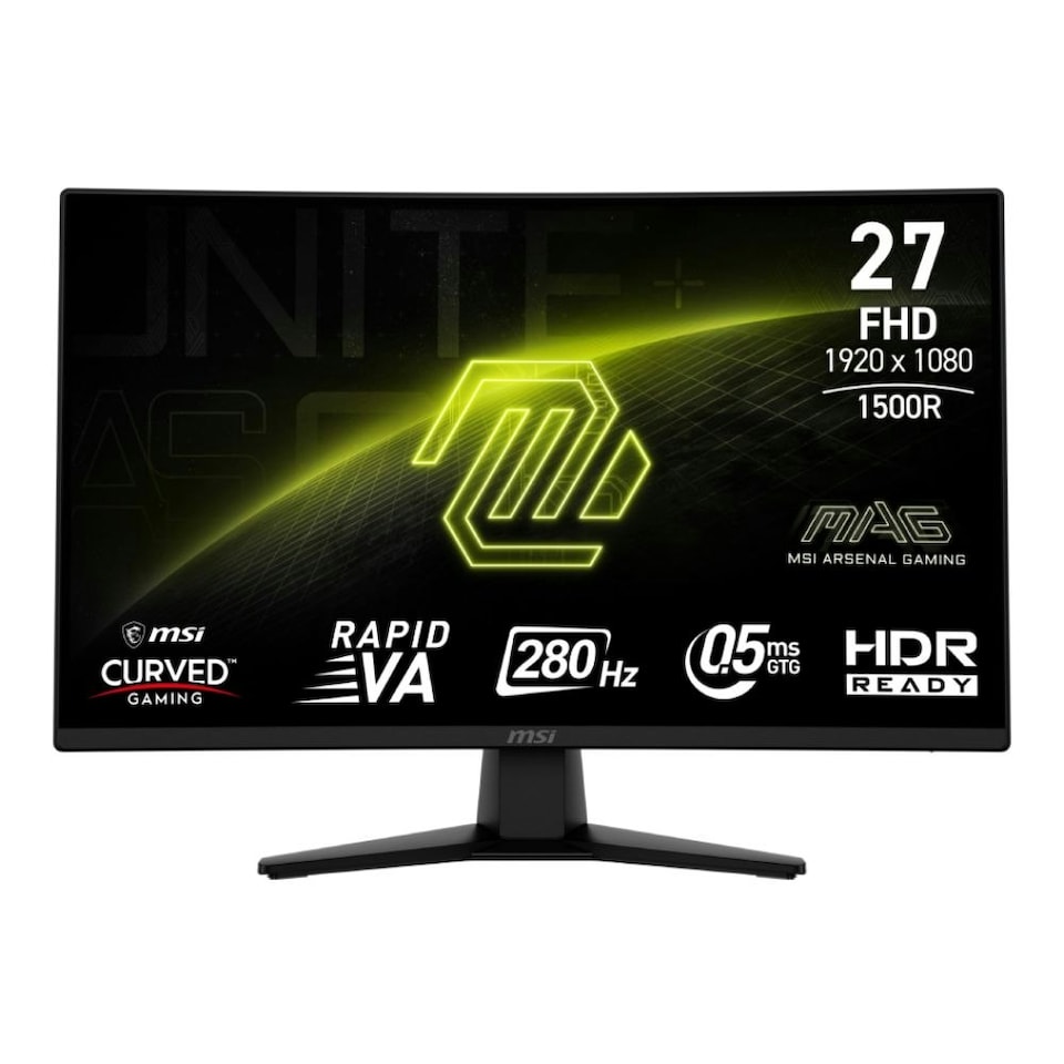 MSI MAG 274CXF 27" Curved FHD 280Hz 0.5ms Gaming monitor