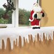 image 2 of 2m x 36cm DEEP Christmas Fake Icicle Scene Drape Material