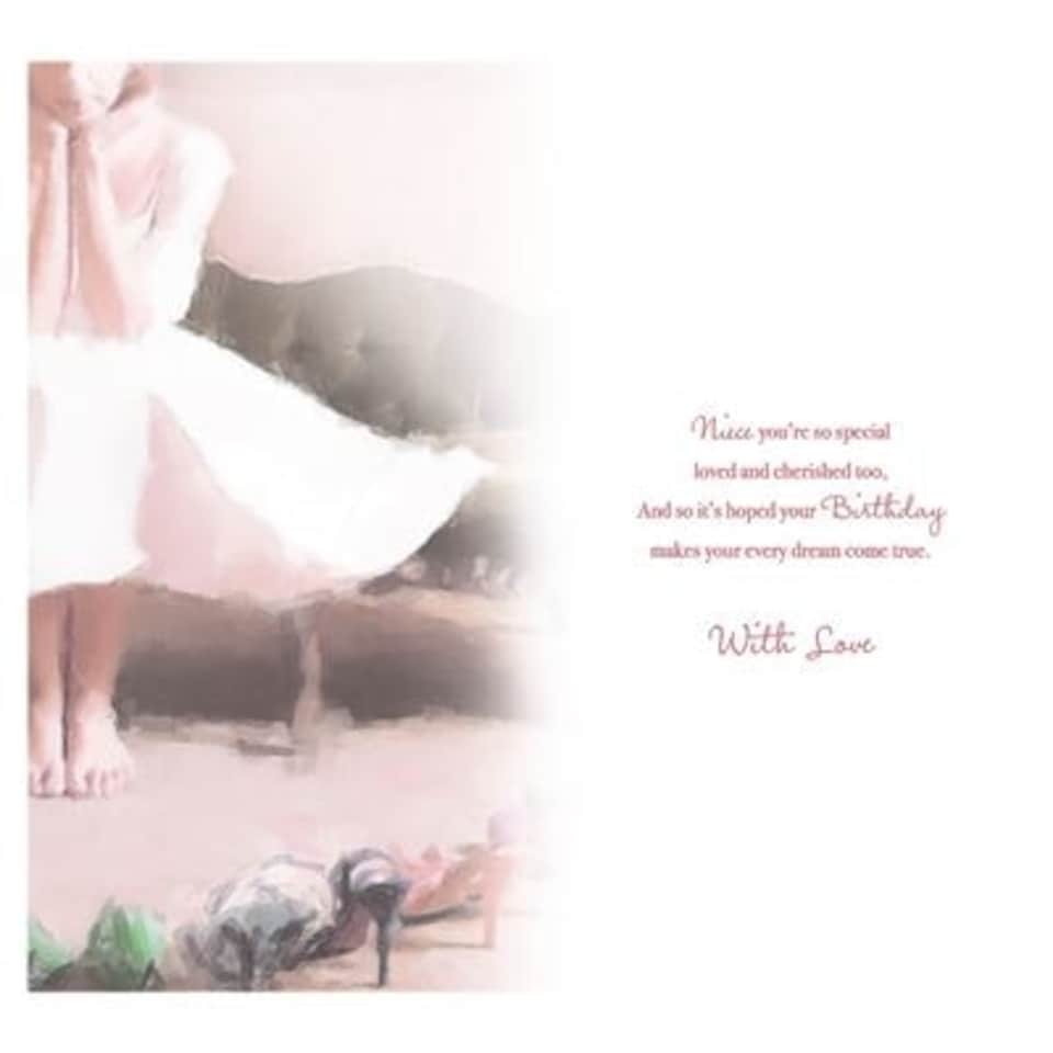 image 1 of For A Special Niece Shoes Birthday Card