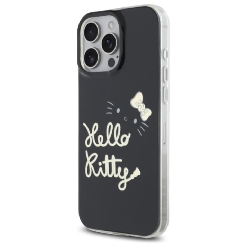 image 1 of Hello Kitty IML Golden Diva Case with MagSafe for iPhone 16 Pro Max 6.9 Black - HKHMP16XHGDIK