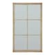 image 1 of Large Window Mirror - Washed Wood - L4 x W90 x H150 cm - Brown | Brown