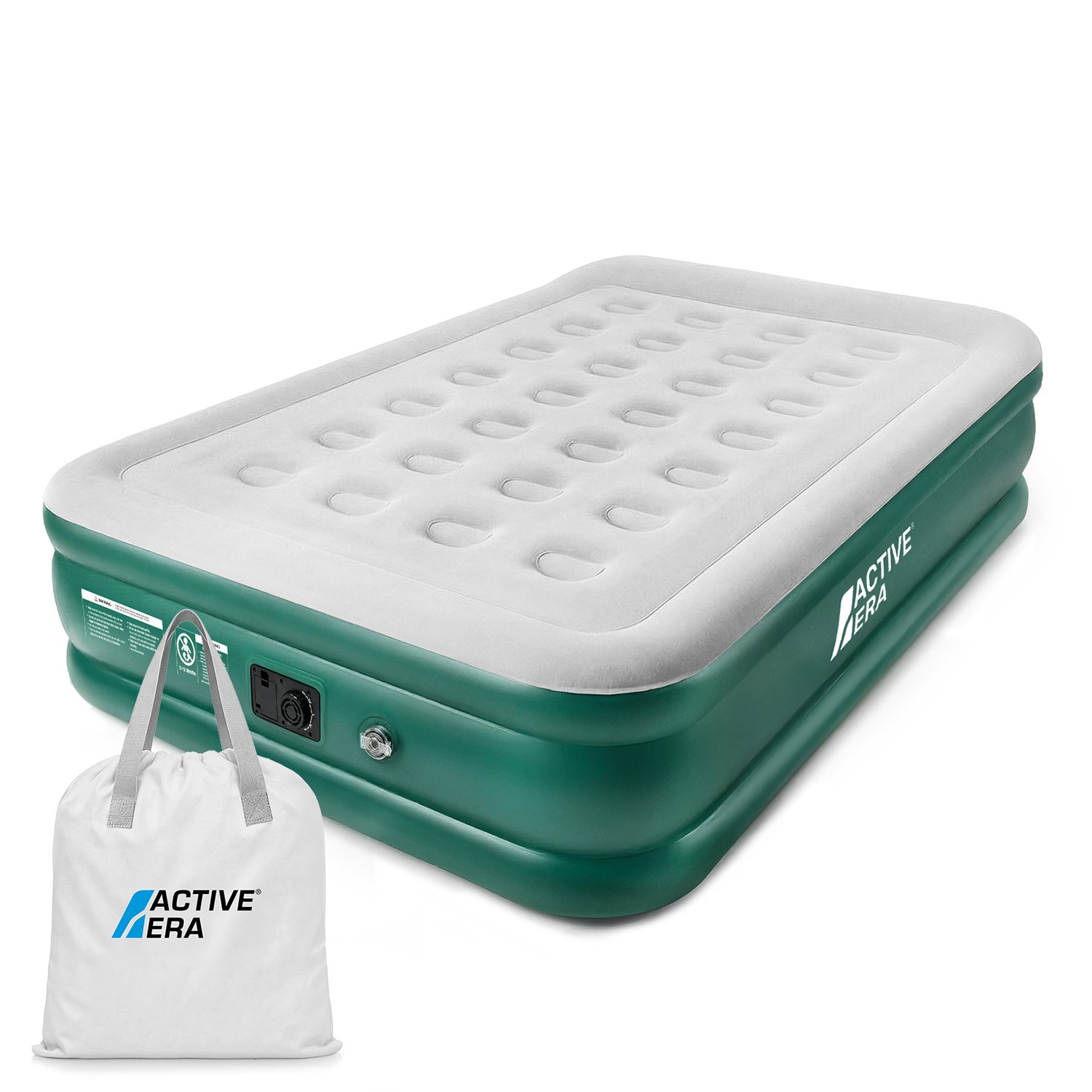 Active Era Double Size Comfort Air Bed - Green White