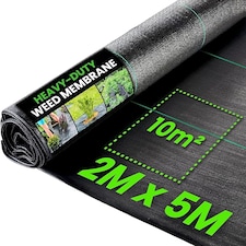 Heavy Duty Weed Control Fabric - Landscape Membrane for Garden, Patios & Flower Beds