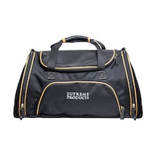 Supreme Products Pro Groom Leather Pad Duffle Bag - Black/Gold - One Size