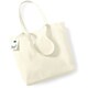 image 3 of Westford Mill Organic Premium Cotton Tote Bag - Natural - One Size Cream
