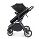 image 5 of Cosmo Travel System & Stratus (Black) - Birth to 22kg (Approx. 4 Years). Convertible Seat, UPF 50+ Hood, Footwarmer, Apron, Raincover, Changing Bag & Mat