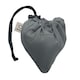 image 3 of MidOcean Carrie Foldable Shopper Bag - Stone Grey - One Size | Red