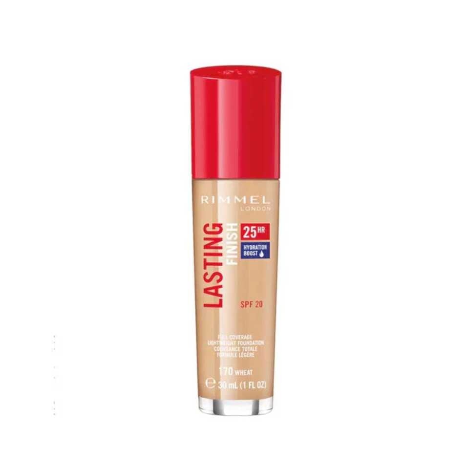 Rimmel London Lasting Finish 25HR Foundation 170 Wheat 30ml N/A
