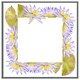 image 4 of Gold & purple flowers (Picture Frame) Brown | Oak | S