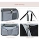 image 8 of PawHut Folding Pet Bag Carrier Car Seat Dog Cat Safety Travel Shoulder Portable