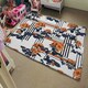 image 4 of Geometric Lines & Flowers (Rug) Multi | Large: 140x200cm