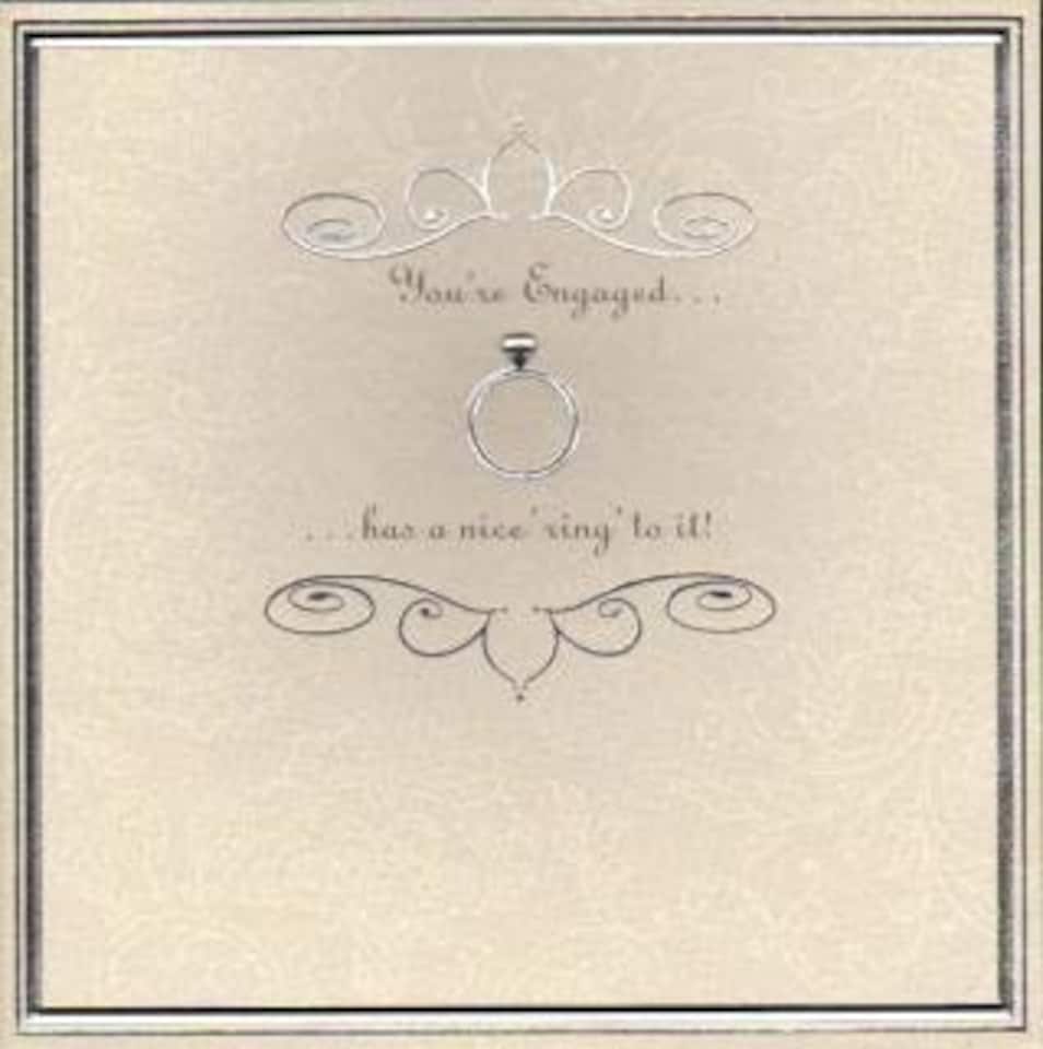 image 1 of You're Engaged, Congratulations Greetings Cards