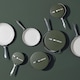 image 5 of Prochef 16cm Green Ceramic-Coated Aluminium Saucepan | Green | Olive Green
