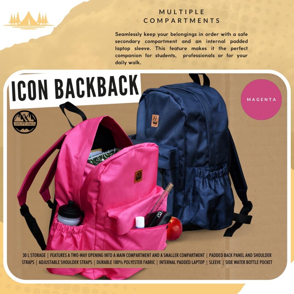 image 1 of Six Peaks Icon Backpack (30L)