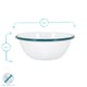 image 3 of Argon Tableware 16cm Coloured Enamel Bowls - Set of 6 - Lightweight Metal Camping Serving Bowls for Snacks, Pasta, Salad | Green | Green