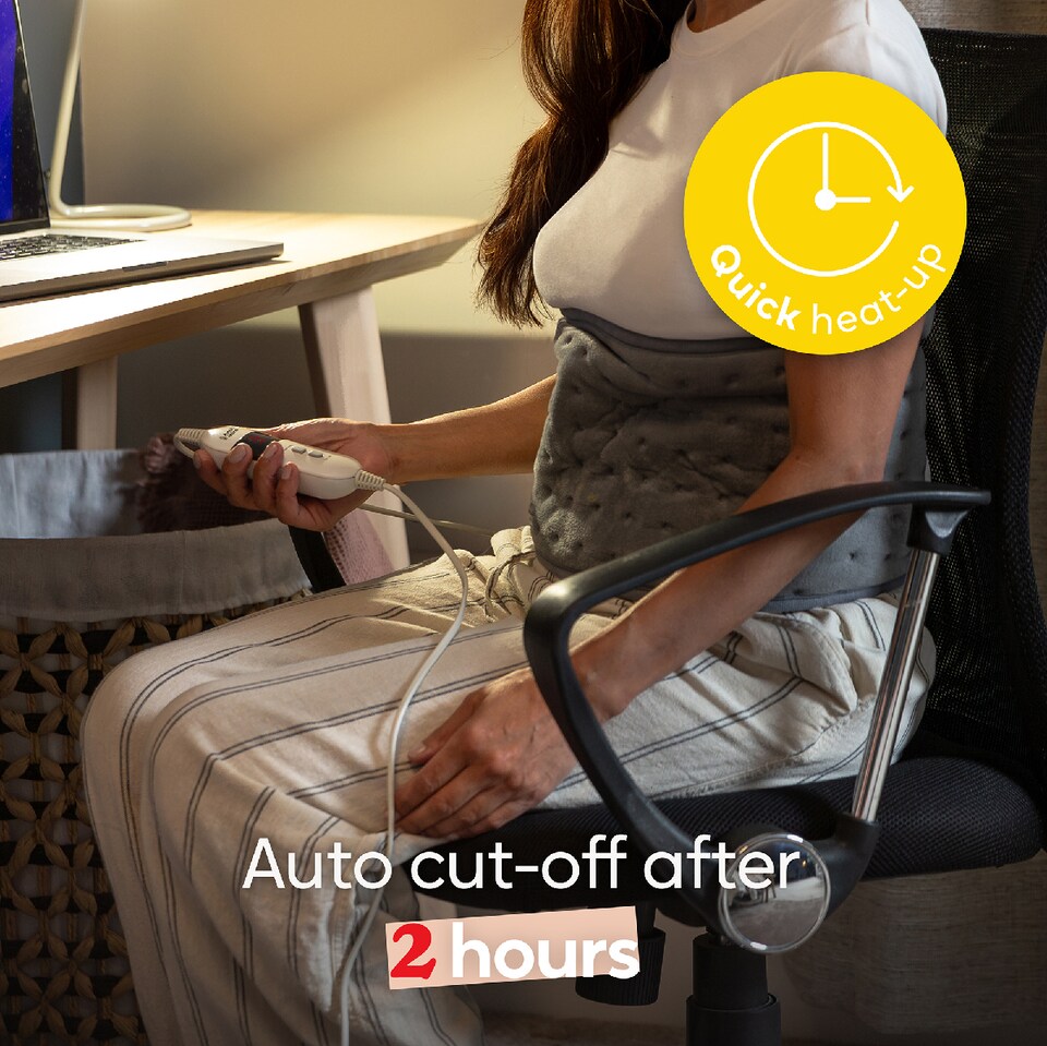 image 1 of Russell Hobbs Heated Belt Electric Heater Pad 60W with 3 Heat Settings & 2 Year Guarantee RHHB1011