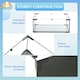 image 5 of PawHut 3 Tiers Hamster Cage w/ Deep Glass Bottom, Dish, Hut, 60 x 40 x 54.5cm