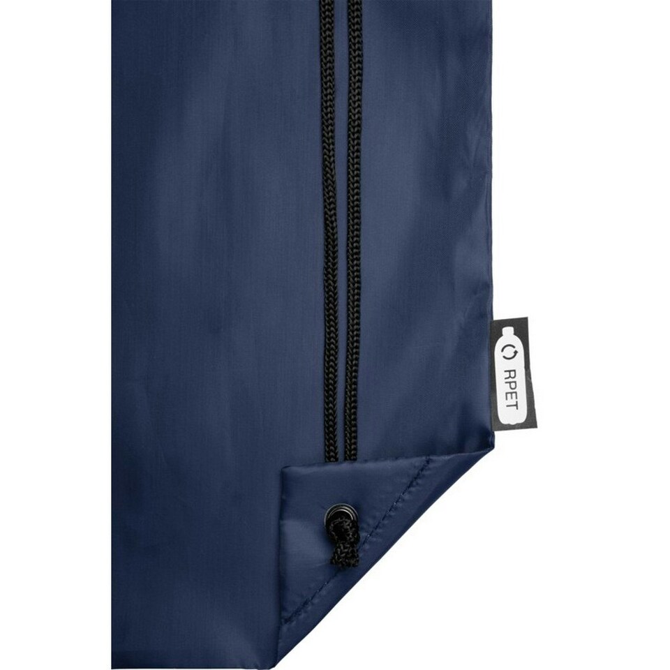 image 1 of Bullet Oriole Recycled Drawstring Backpack - Navy - One Size