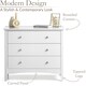 image 3 of This Ilsington chest of drawers, 3 Drawer, White
