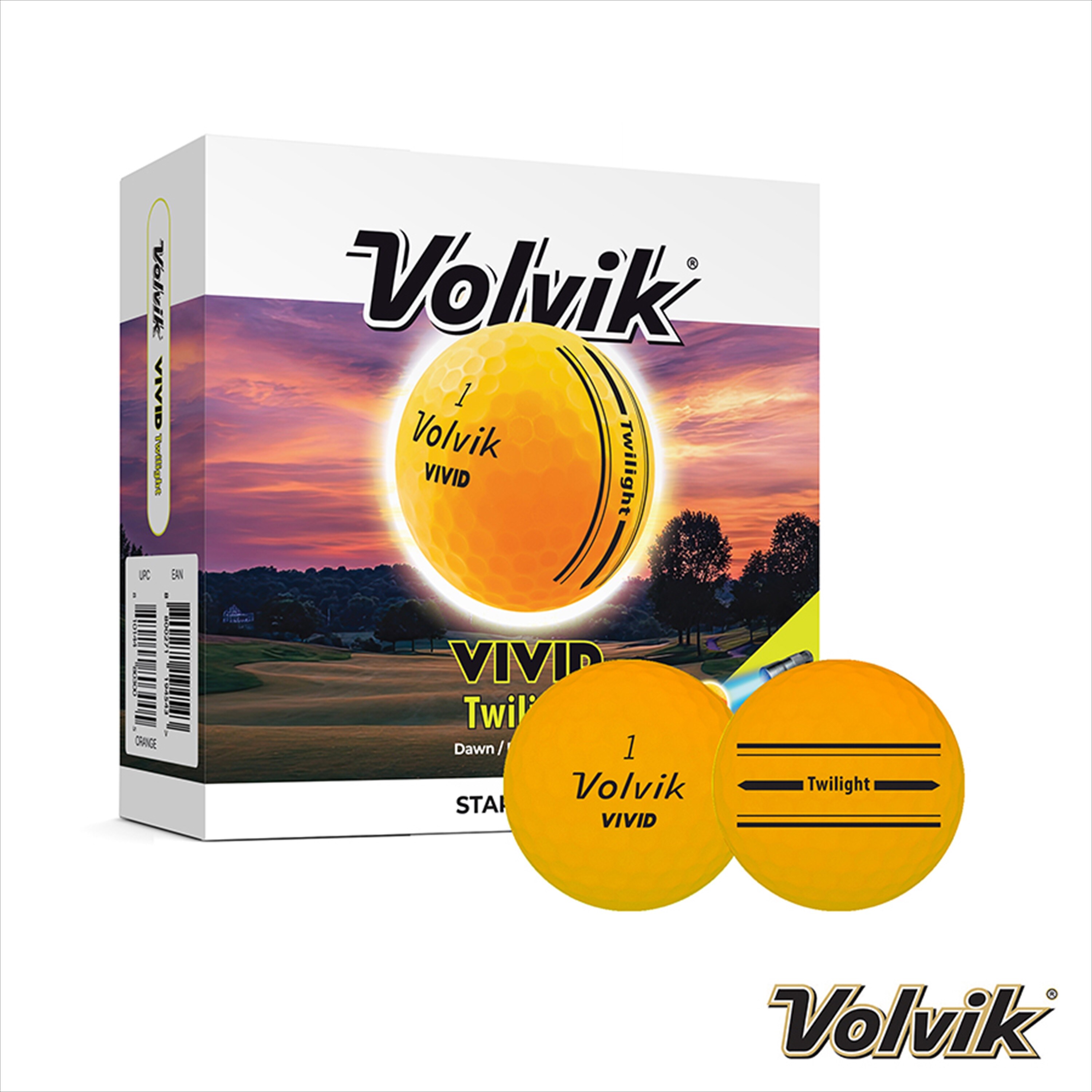 Volvik Vivid Twilight Orange Pack with Torch