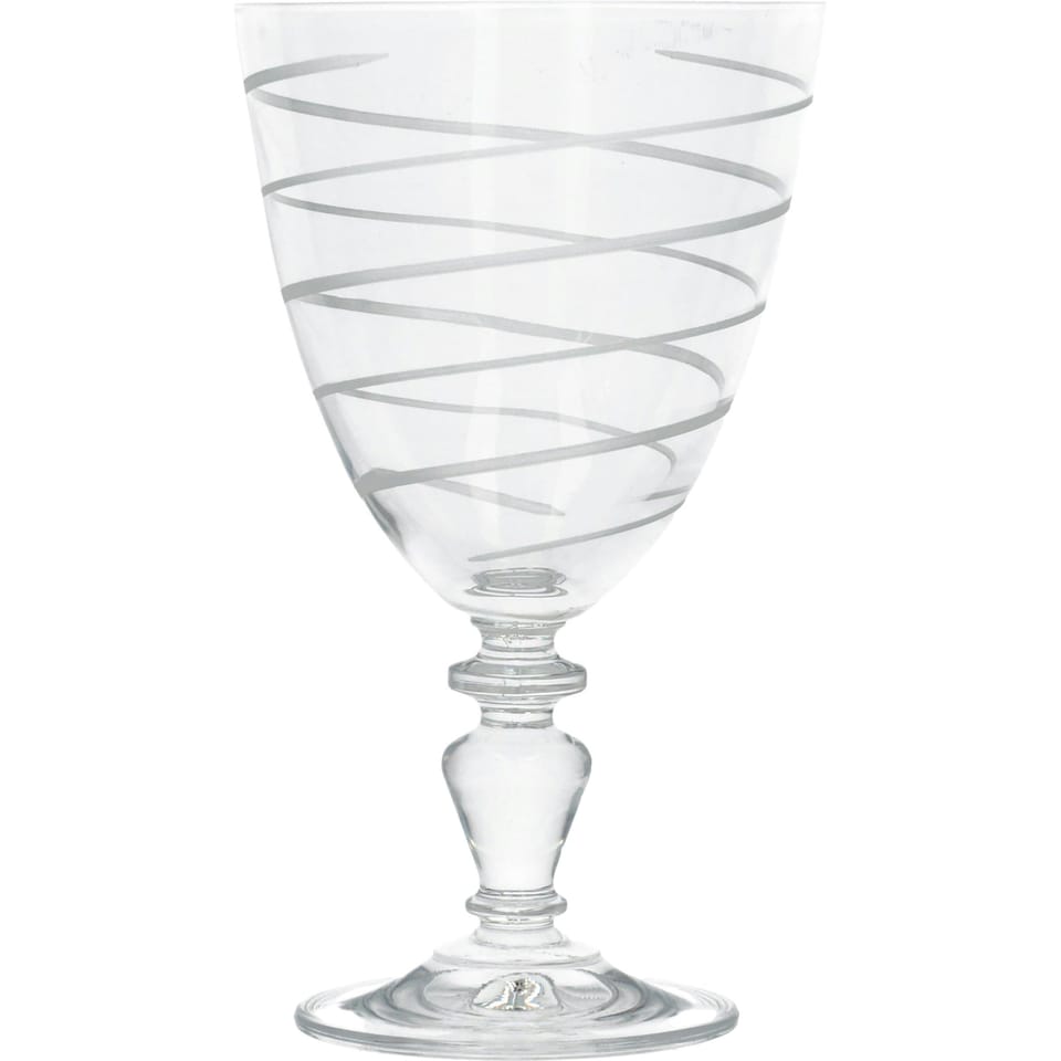image 1 of Mikasa Wine Glass Set Clear Black Crystal 450ml Set of 4