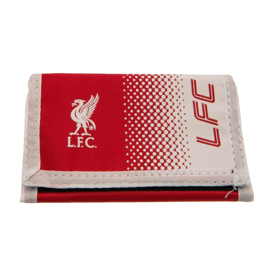 image 1 of Liverpool FC Touch Fastening Fade Design Nylon Wallet - Red/White - One Size