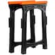 image 4 of VonHaus Folding Saw Horse Twin Pack with Rubber Inserts Support Bars