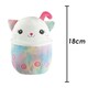 image 7 of Cat Soft Toy Food Themed Cute Plush Cuddly Soft Fluffy 18cm Multi-Coloured