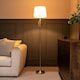 image 3 of ValueLights Memphis Antique Brass Twist Floor Lamp Base Only | Gold