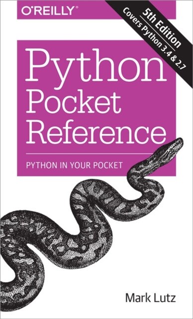 Python Pocket Reference Paperback Book