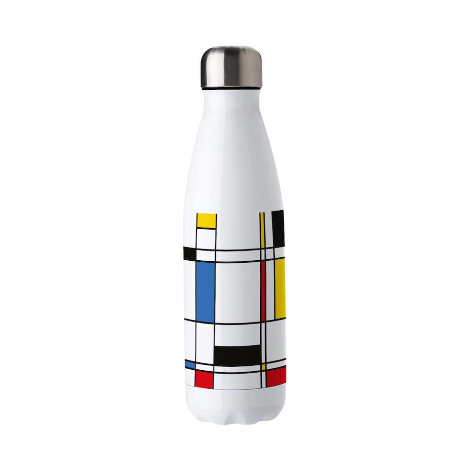 image 1 of Retro Art Deco Reusable Metal Water Bottle
