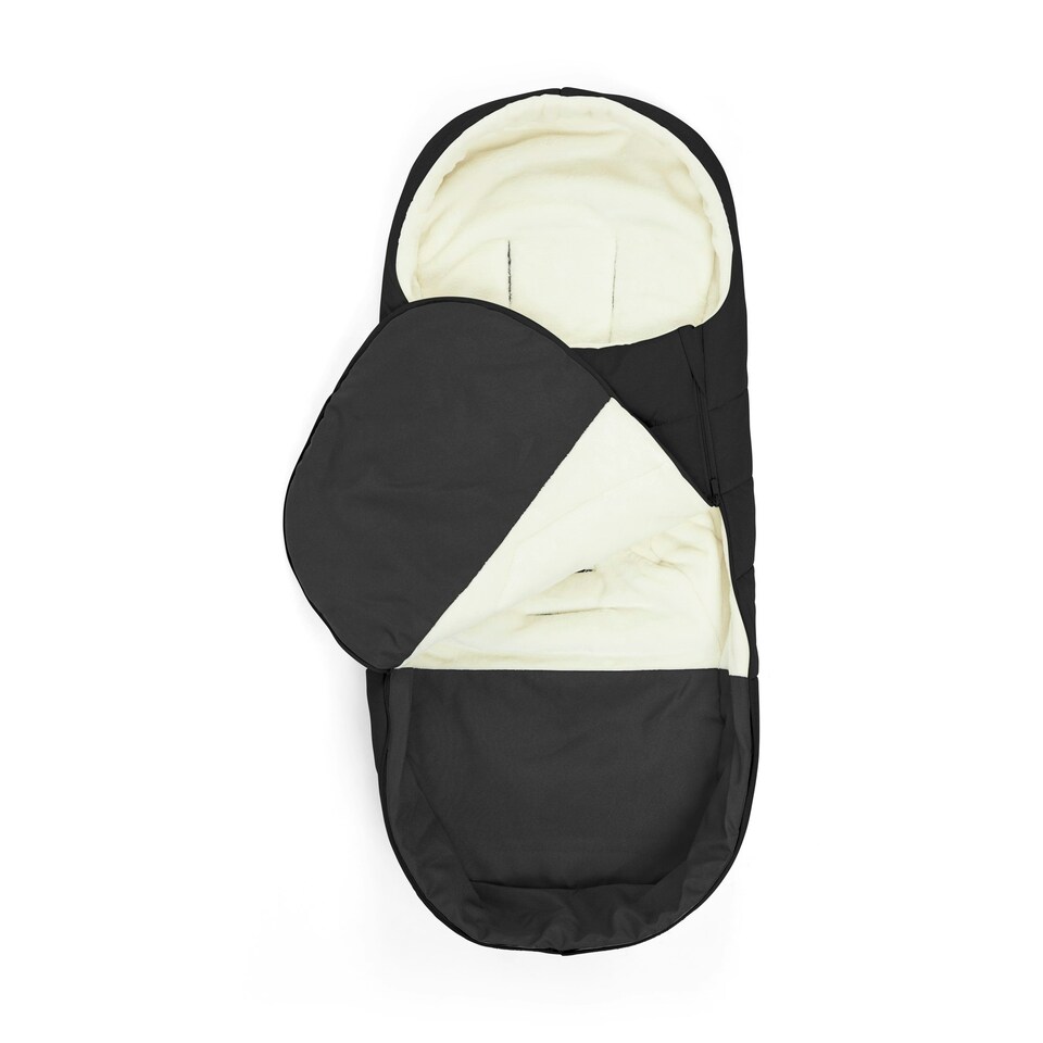 image 1 of Premium Pram and Stroller Footmuff - Universal - Black