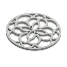 Zeal Mini Silicone Heritage Circular Trivet, 13cm, French Grey