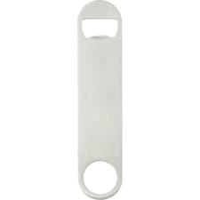 Bullet Paddle Bottle Opener - Silver - 18 x 4 x 0.2 cm