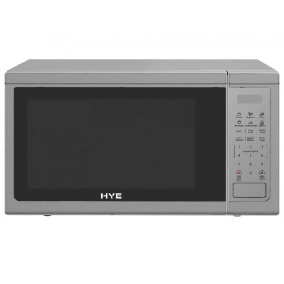 image 1 of HYE 30L 1000W Freestanding Digital Microwave Oven - Silver - SA01DM3010S13