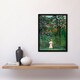image 2 of Henri Rousseau Framed Wall Art Woman Walking in an Exotic Forest Home Décor