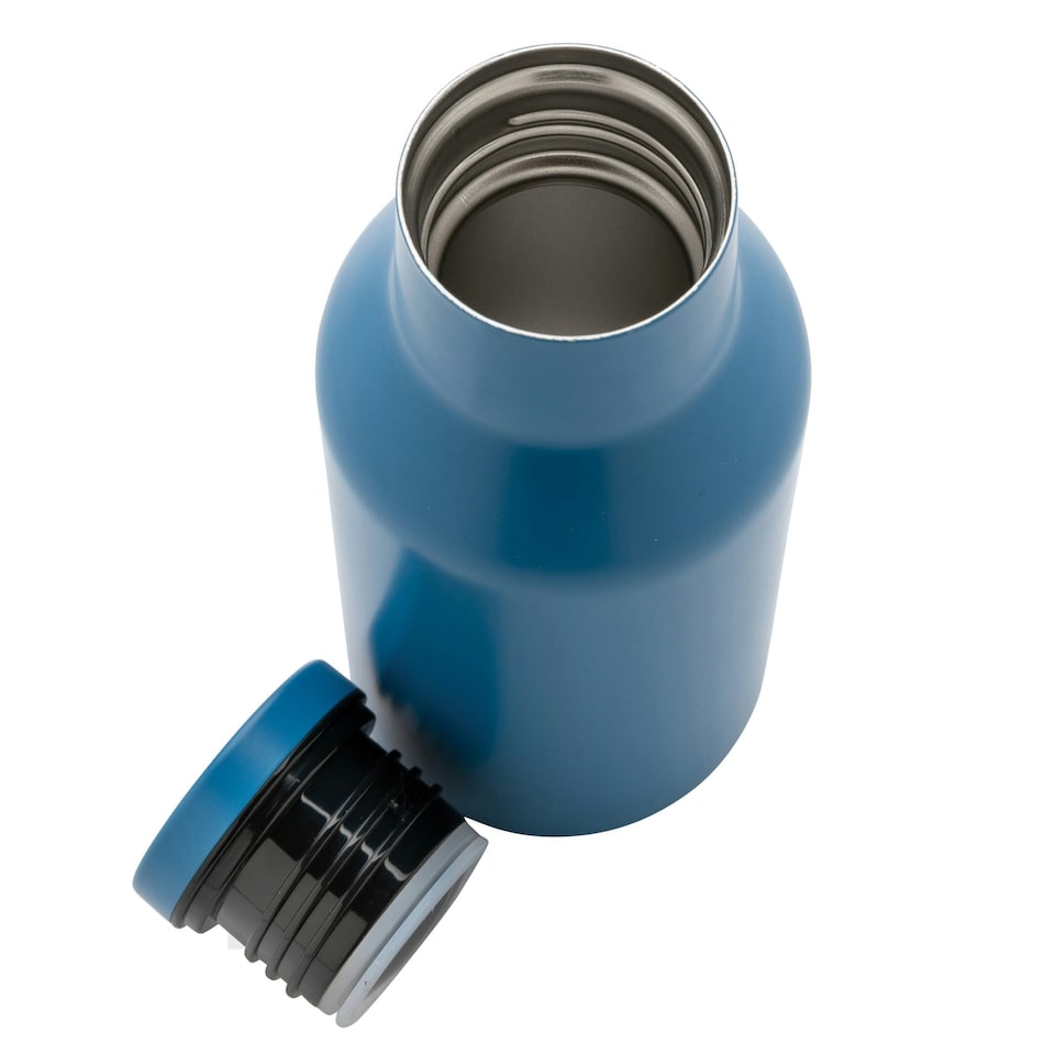 image 1 of XD Collection Compact Recycled Stainless Steel 300ml Bottle - Blue - One Size Blue | One Size