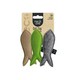 image 1 of All For Paws Minus One Felt Cat Toy Three Pack Fish
