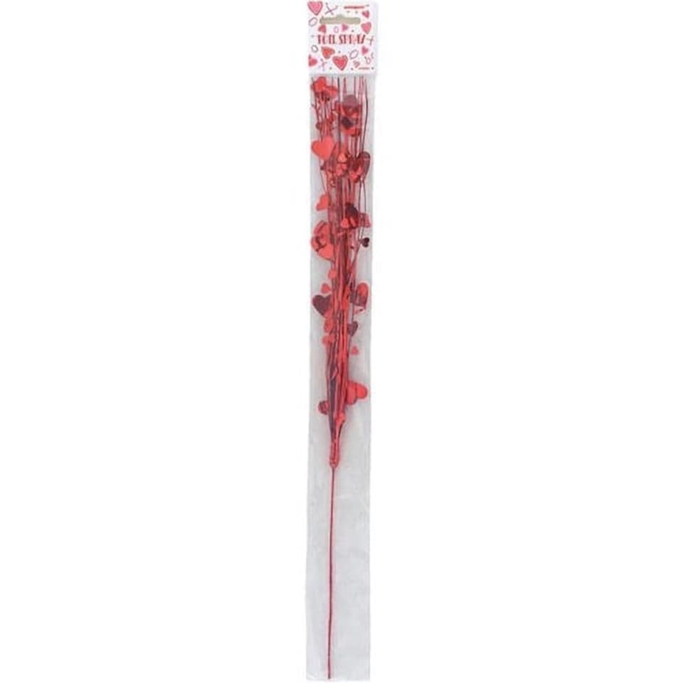 image 1 of Unique Party Foil Spray Party Centrepiece - Red - One Size