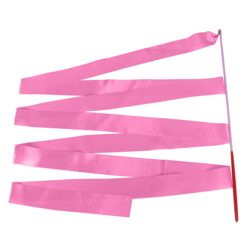 image 1 of 4 Metres Gymnastics Ribbon Wand, Satin Dance Streamer - 1pc