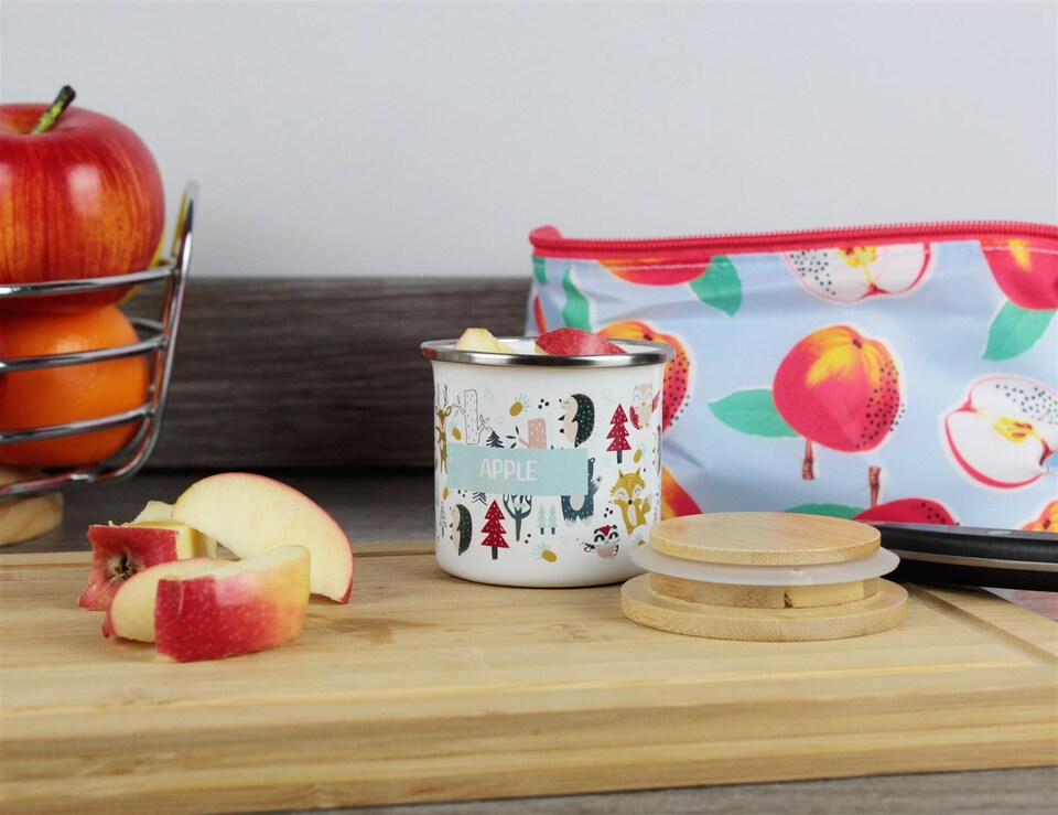 image 1 of Forest Animals Childrens Mini Snack Pot - Carrots