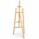 image 6 of 5ft 1500mm Wooden Pine Tripod Studio Canvas Easel Art Stand | Brown