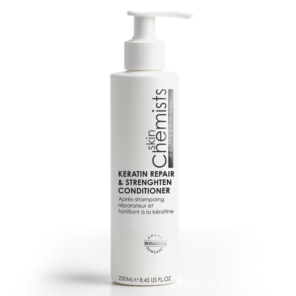 image 1 of skinChemists Keratin Repair & Strengthen Conditioner 250ml for Hair Suppleness, Detangling, Moisture Retention