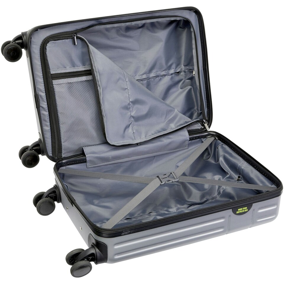 image 1 of Rover 20 Recycled 40L 4 Wheeled Cabin Bag - Silver - One Size